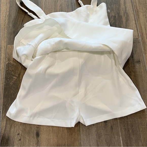 Amanda Uprichard White Mini Dress Size Medium - Picture 3 of 6
